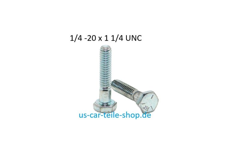 onlineshop für Zollschrauben, 1/4-20x1 1/4 zoll